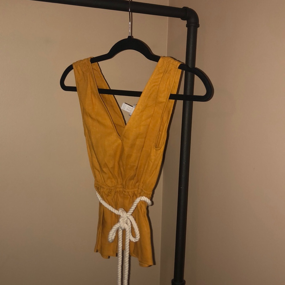 Mustard ASOS tank top